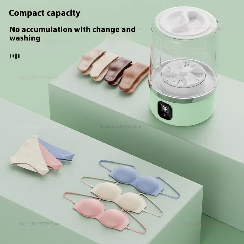 URGGU Portable Mini Washing Machine | Cordless Travel Washer