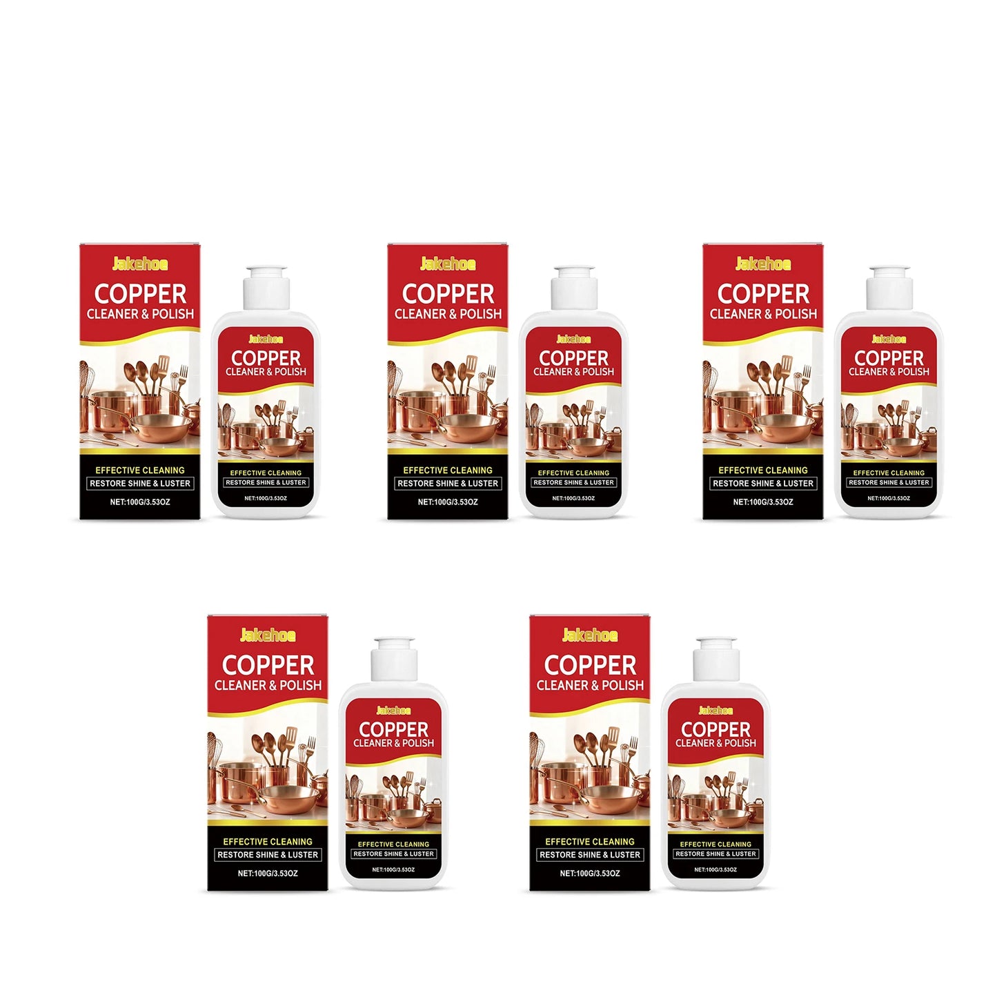 JAKEHOE Brass & Copper Metal Polishing Cream | Tarnish Remover
