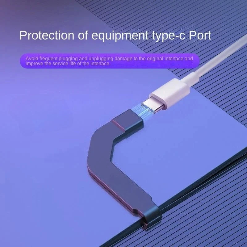 Type-C Elbow Adapter – 60W Fast Charging & 10Gbps Data Peaceful Pleasures Health and Wellness
