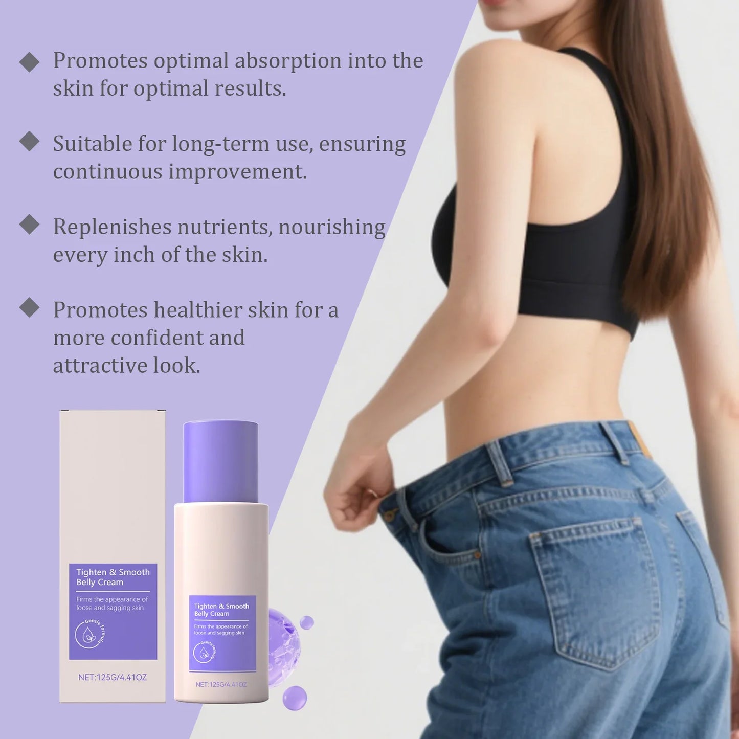 Rose Belly Firming Cream – Tighten, Smooth & Hydrate 125g