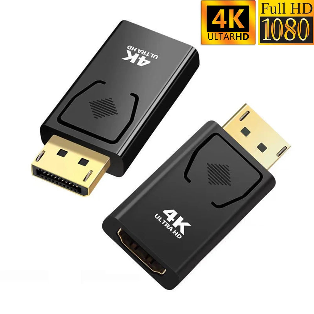 DisplayPort to HDMI Adapter 4K 1080P | DP to HDMI Converter