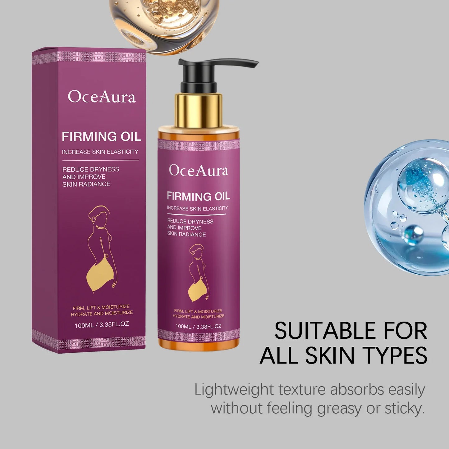 Skin Firming Lifting Body Massage Oil – Tightening 100ml
