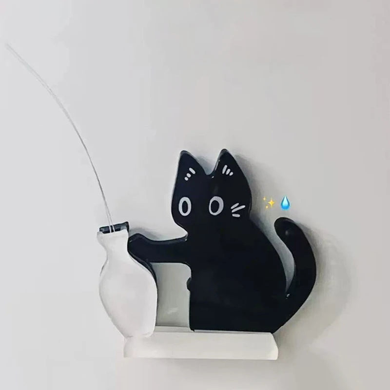 Magnetic Acrylic Cat Keepsake Box | Cat Hair Memorial Storage Cat Keepsake Magnet Peaceful Pleasures Health and Wellness