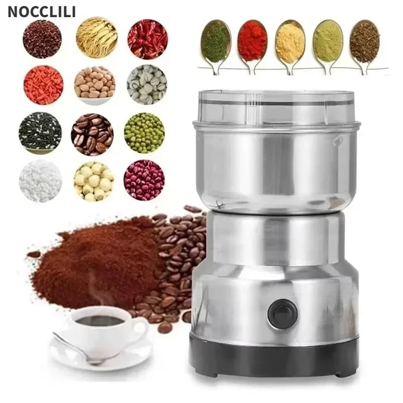 Mini Electric Spice & Coffee Grinder 300ml – 150W Blade Mill