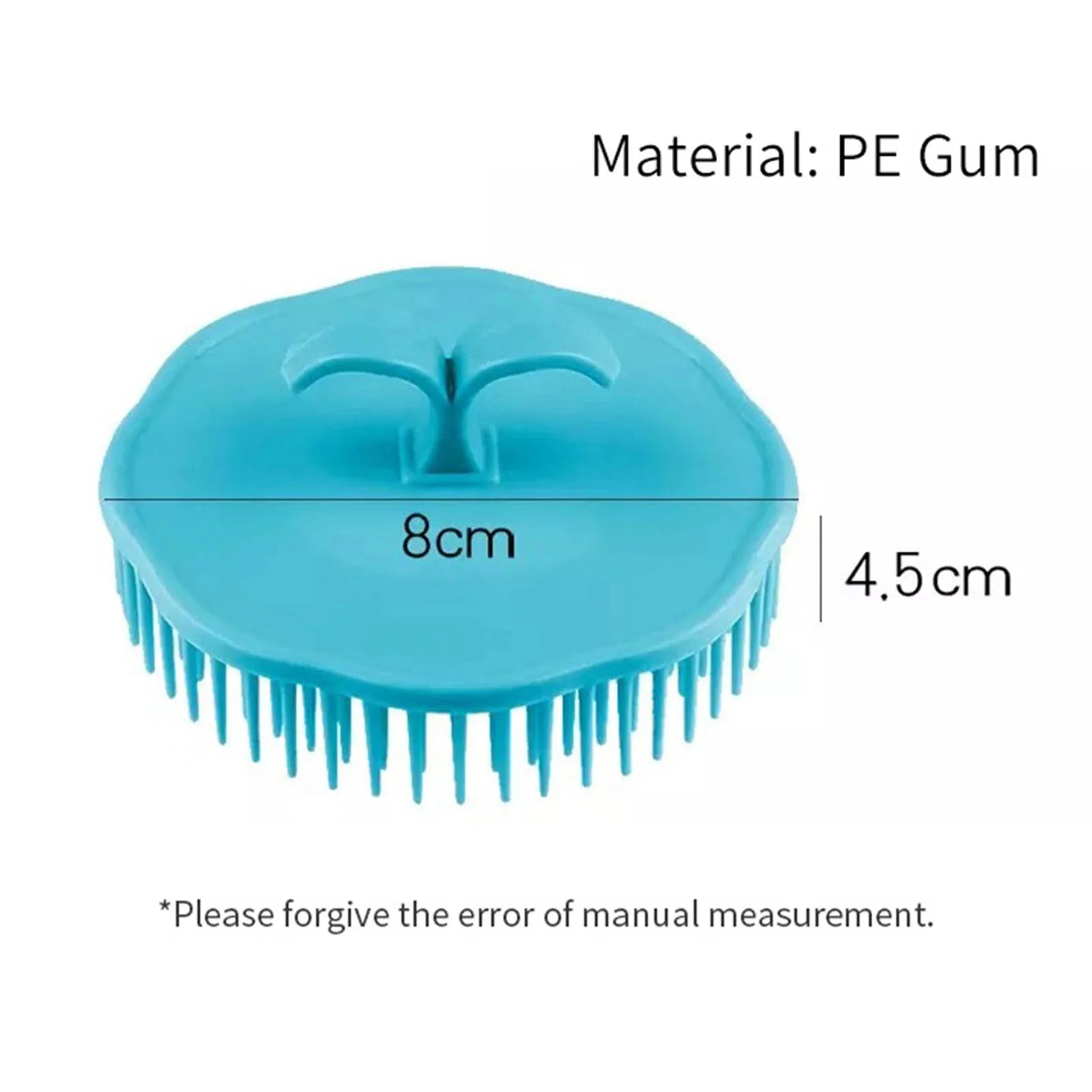 Silicone Shampoo Brush Head Scalp Massage Comb Hair Washing Comb Body Massage Brush Bath Shower Brush Salon Hairdressing Tool Peaceful Pleasures Health and Wellness