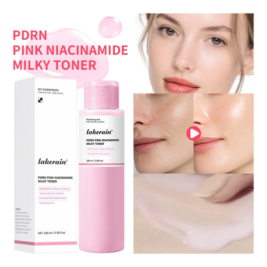 PDRN Pink Niacinamide Milky Toner | Glass Glow Skin Korean Milky Skin Toner Oasis Select