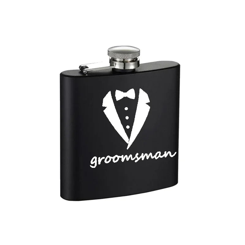 Groomsman Proposal Gift Set – Socks, Cap & More | Wedding Wedding Proposal Gift Set Peaceful Pleasures Health and Wellness Groomsman Flask
