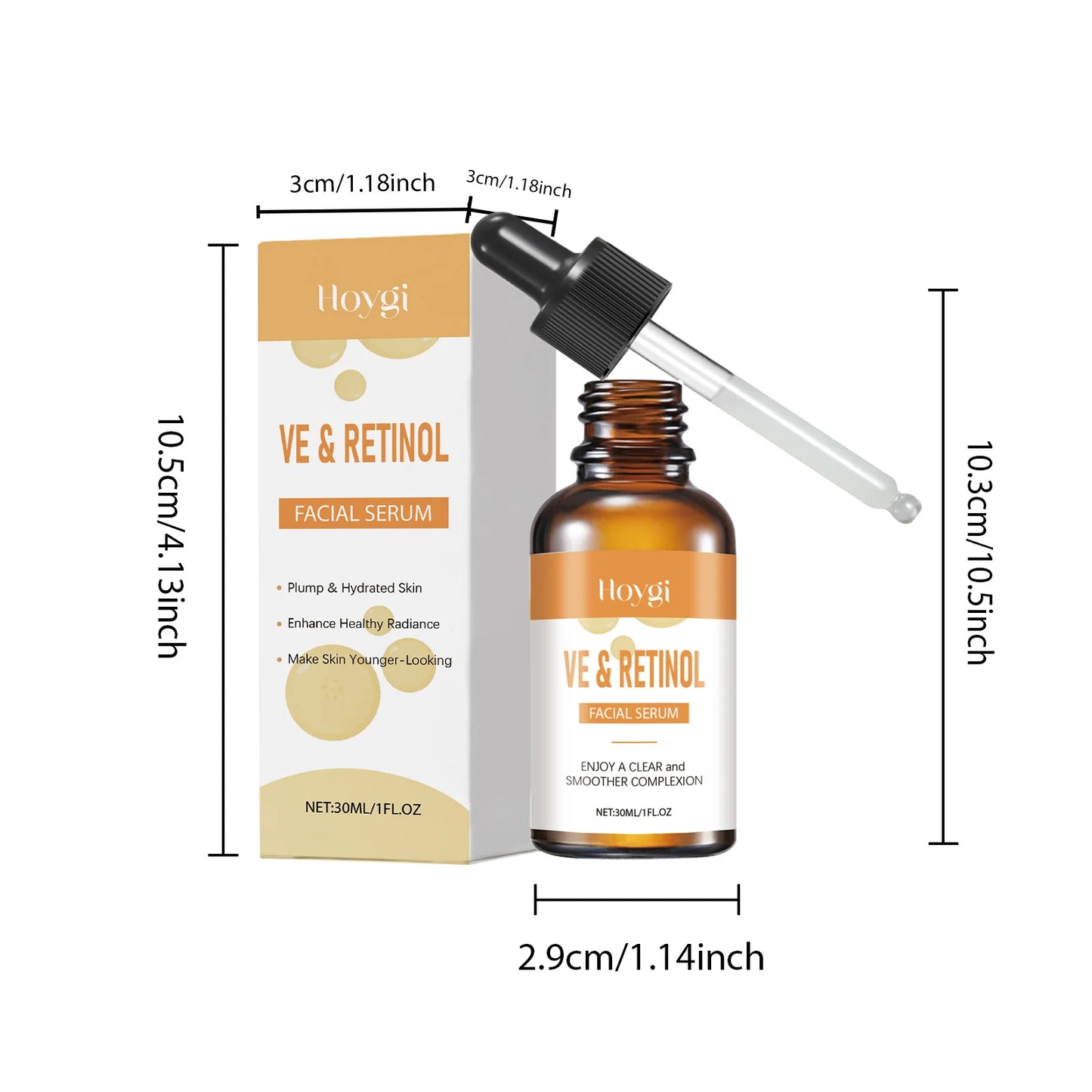Retinol & Vitamin E Face Serum – Anti-Aging, Firming, Brightening