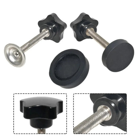 M8x60mm Five-Star Clamping Knob | Steel Hand Tighten Nut Clamping Knob Nut Peaceful Pleasures Health and Wellness
