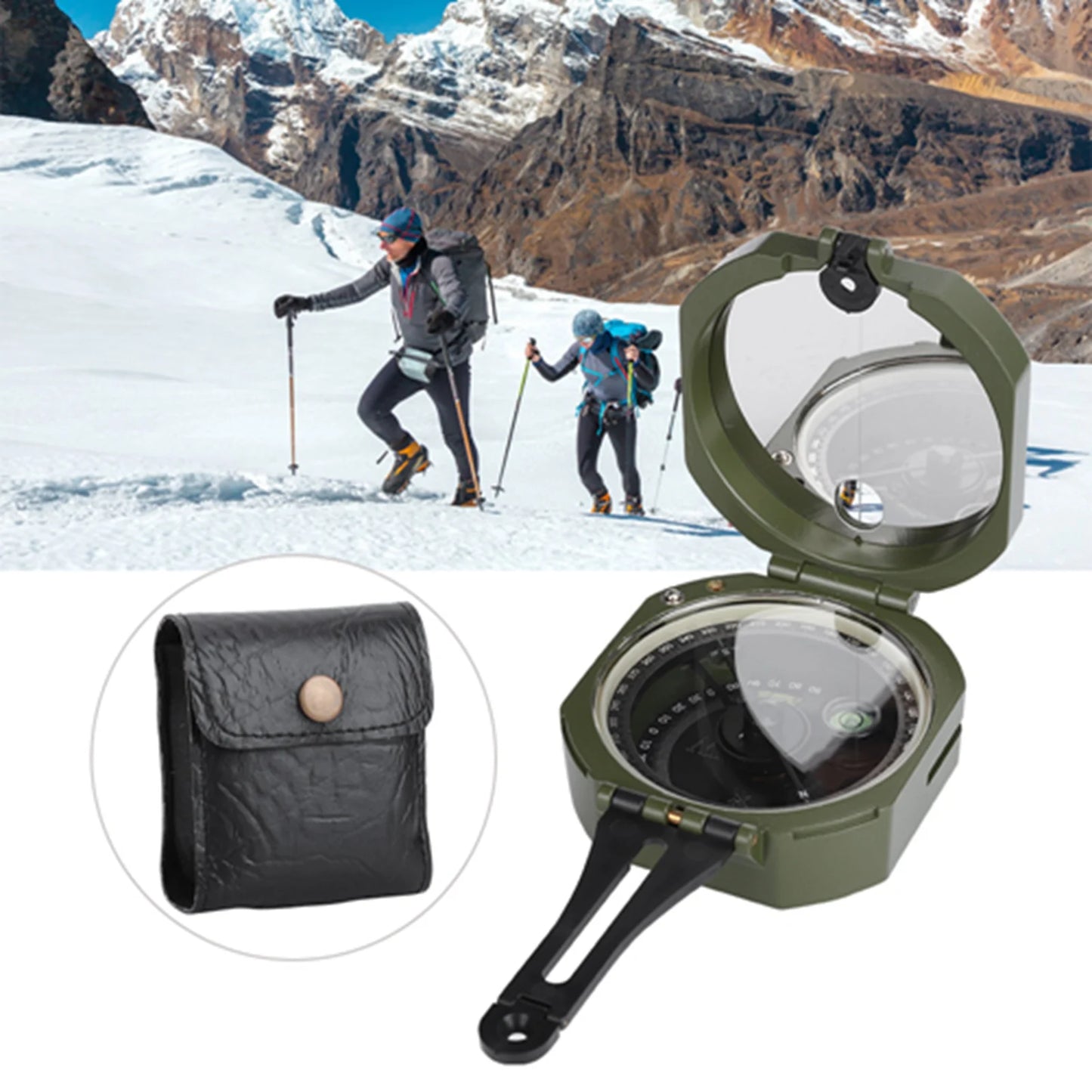 Professional Geological Compass | Waterproof & Luminous Dial