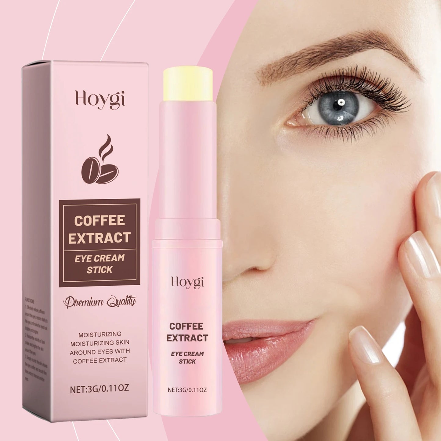 Caffeine Eye Cream Stick – Dark Circles, Puffiness & Fine Lines