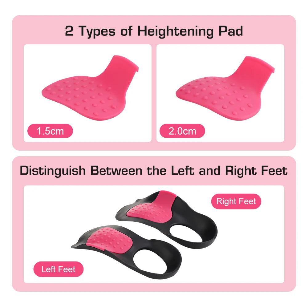 1 Pair Arch Support Foot Pads for Flat Feet Fallen Arches Non-Slip High Arch Support Shoes Inserts Plantar Fasciitis Relief Peaceful Pleasures Health and Wellness