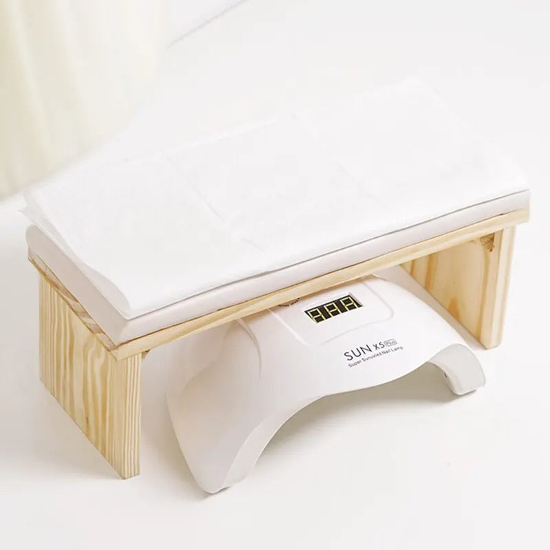 2 Colors Hand Pillow Tool Log Simple Style Mat Can Be Placed On The Phototherapy Machine Net Red Solid Wood Light Luxury Table Peaceful Pleasures Health and Wellness