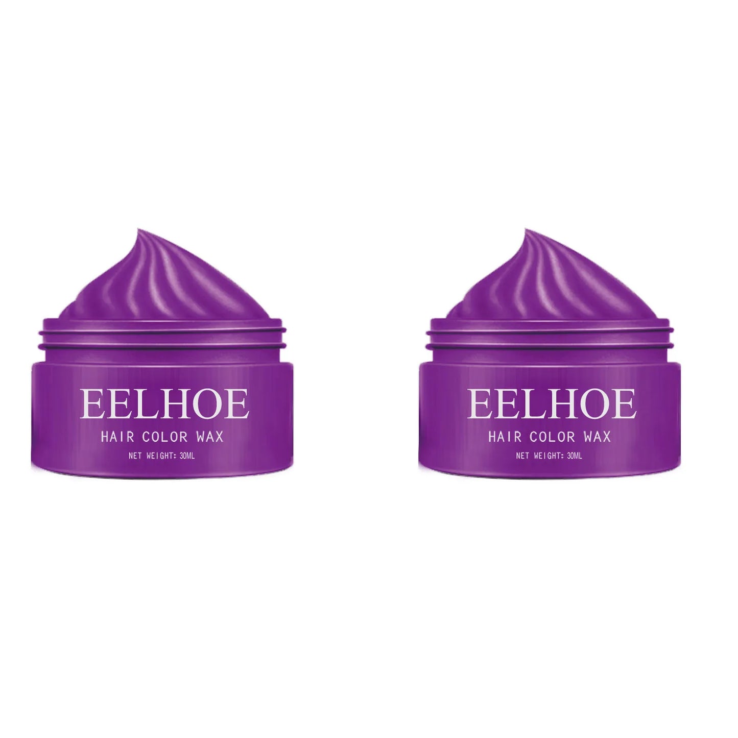 Natural Hair Color Wax Effectively Shaping Hairstyle Easy Coloring Add Personality Color Improve Hair Texture Temporary Hair Wax Peaceful Pleasures Health and Wellness Purple 30m x 2