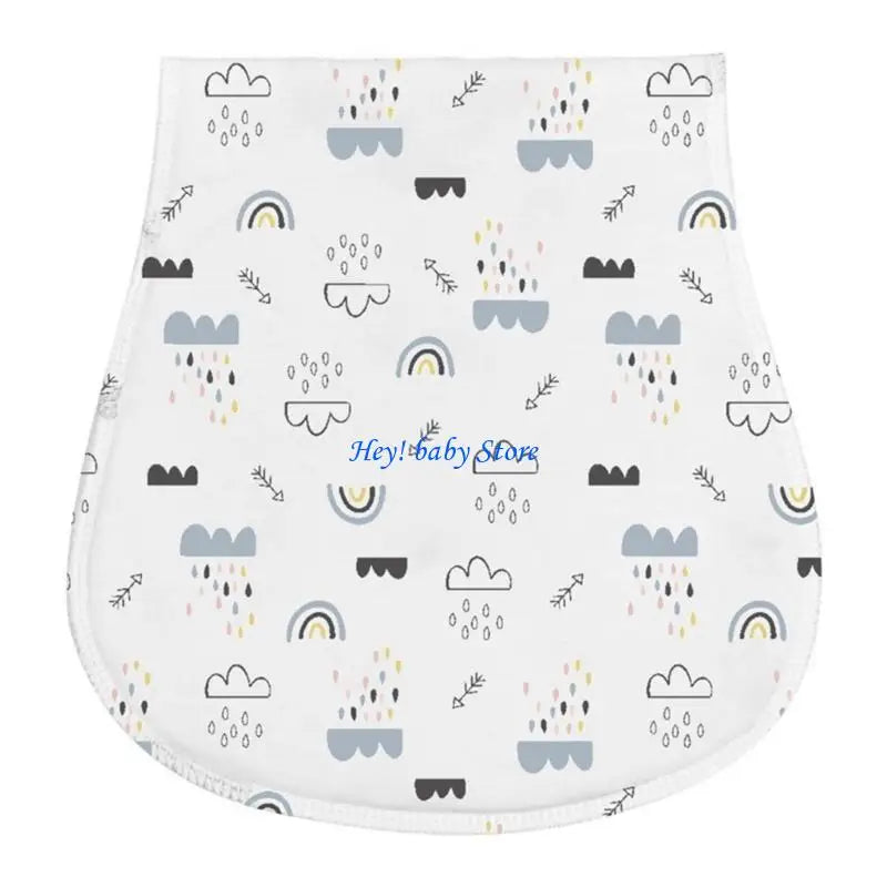 Soft Absorbent Baby Burp Cloths – Newborn Feeding & Teething Bibs
