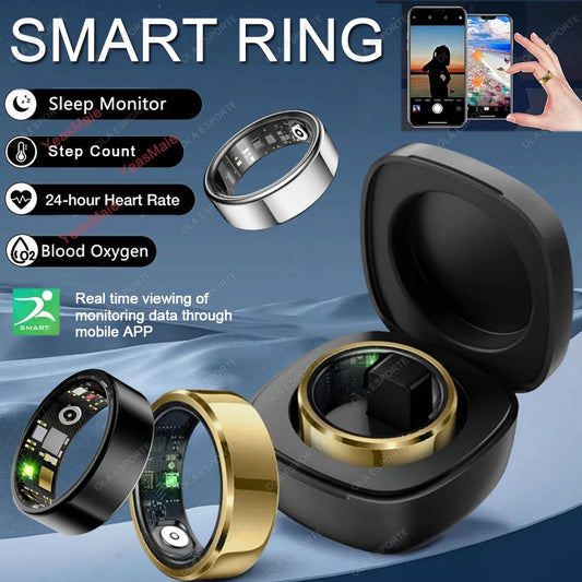 Smart Ring Heart Rate & Blood Oxygen Monitor | IP68 5ATM Smart Ring Oasis Select