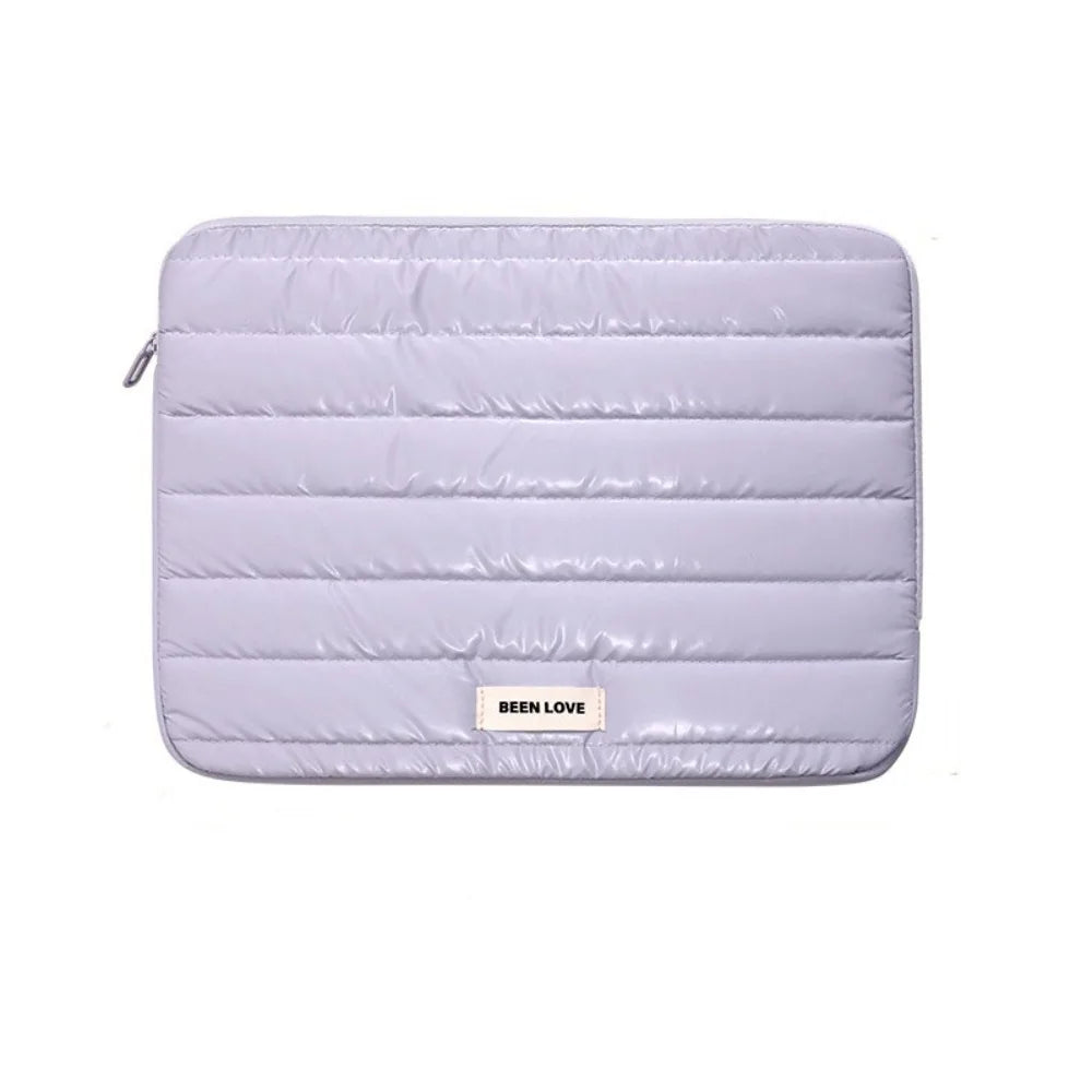 14Inch Laptop Sleeve Cover Bag Soft Case Lightweight Computer Protective Case Korean Style Notebook Sleeve Pouch Tablet Supplies Peaceful Pleasures Health and Wellness Purple
