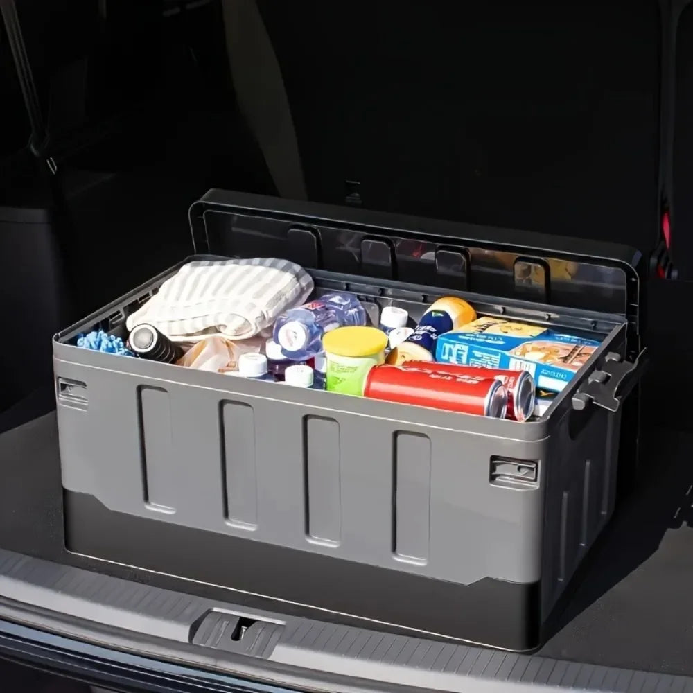 Large Camping Storage Box Portable Waterproof Container Outdoor Storage Case Durable Multi Purpose Foldable Car Trunk Organizer Peaceful Pleasures Health and Wellness