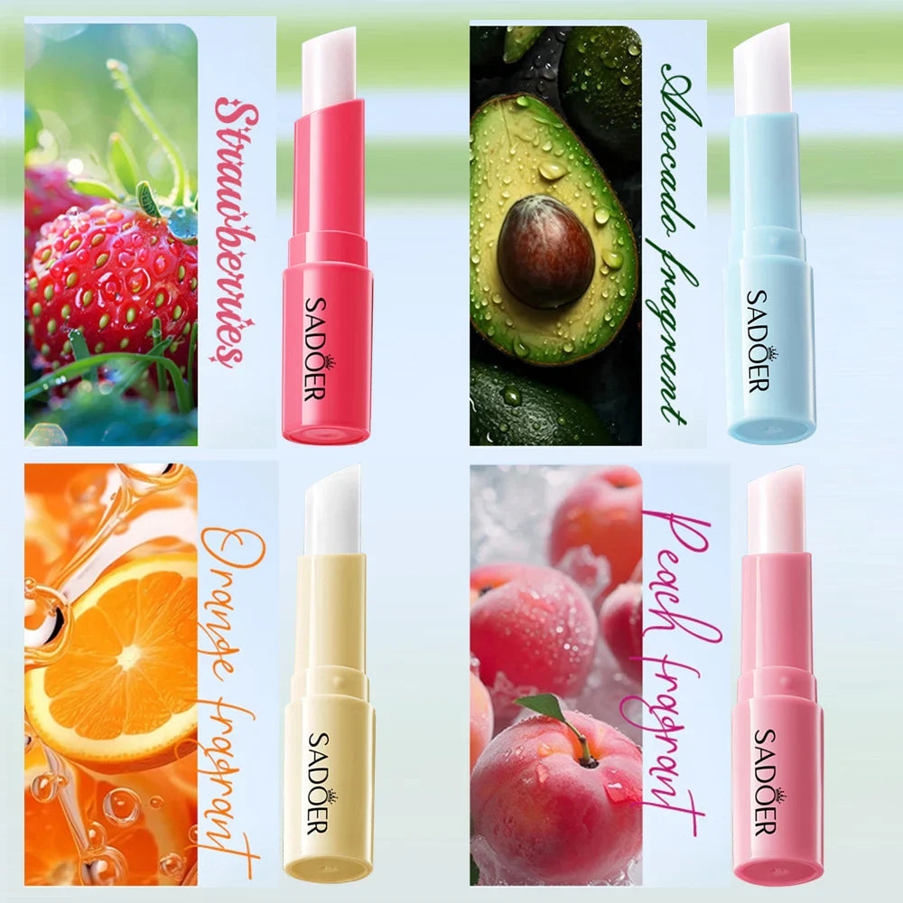 Color Changing Fruit Lip Balm – Heart Core Moisturizing