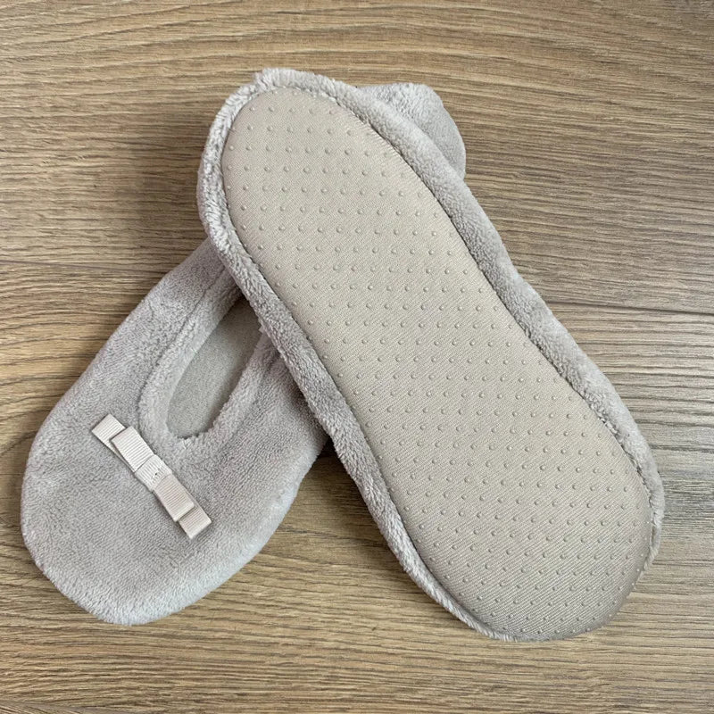 Women's Fluffy Winter Indoor Slippers | Ballerina Slipper Socks