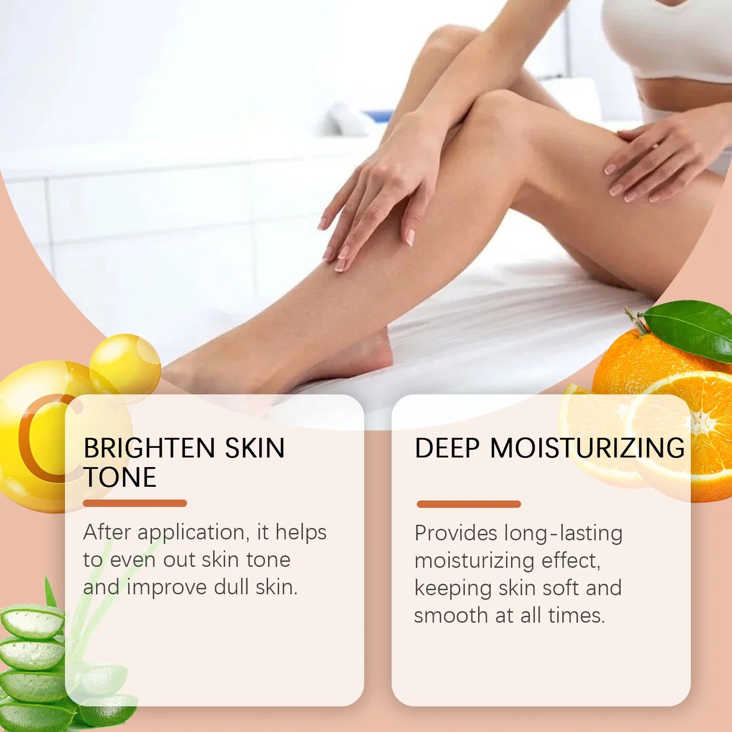 Vitamin C Brightening Body Oil – Even Skin Tone & Hydration