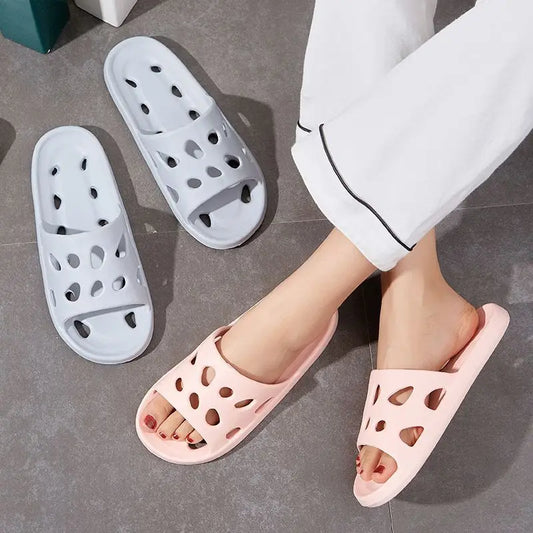 Women's Non-Slip Shower Slides | EVA Quick-Dry Bath Slippers