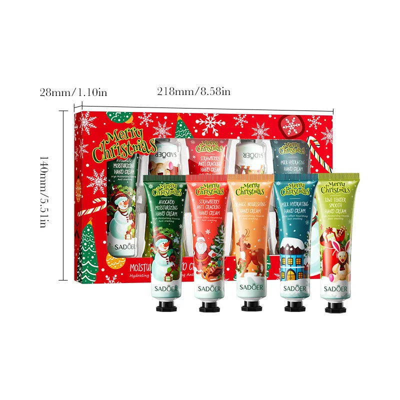 5-Pack Moisturizing Hand Cream Set – Floral Hydrating Lotion