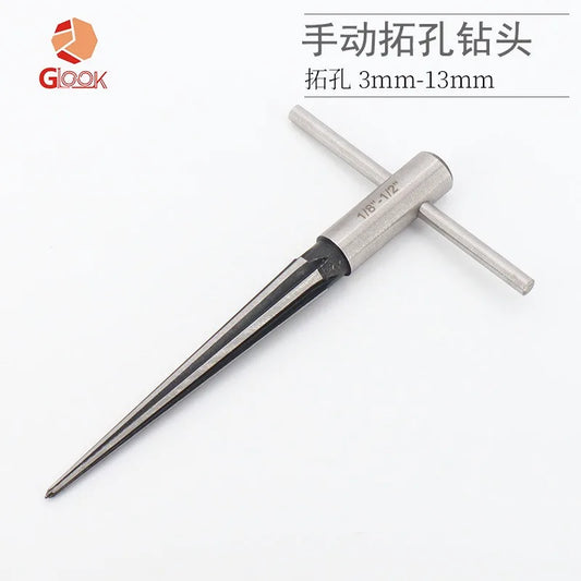 Guitar Reamer Moving Hole Punch Hand Drill Cone Punching Opener Peaceful Pleasures Health and Wellness 1 reamer