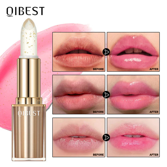 QiBest Glitter Color Changing Lipstick | Moisturizing Lip Stain Color Changing Lipstick Oasis Select