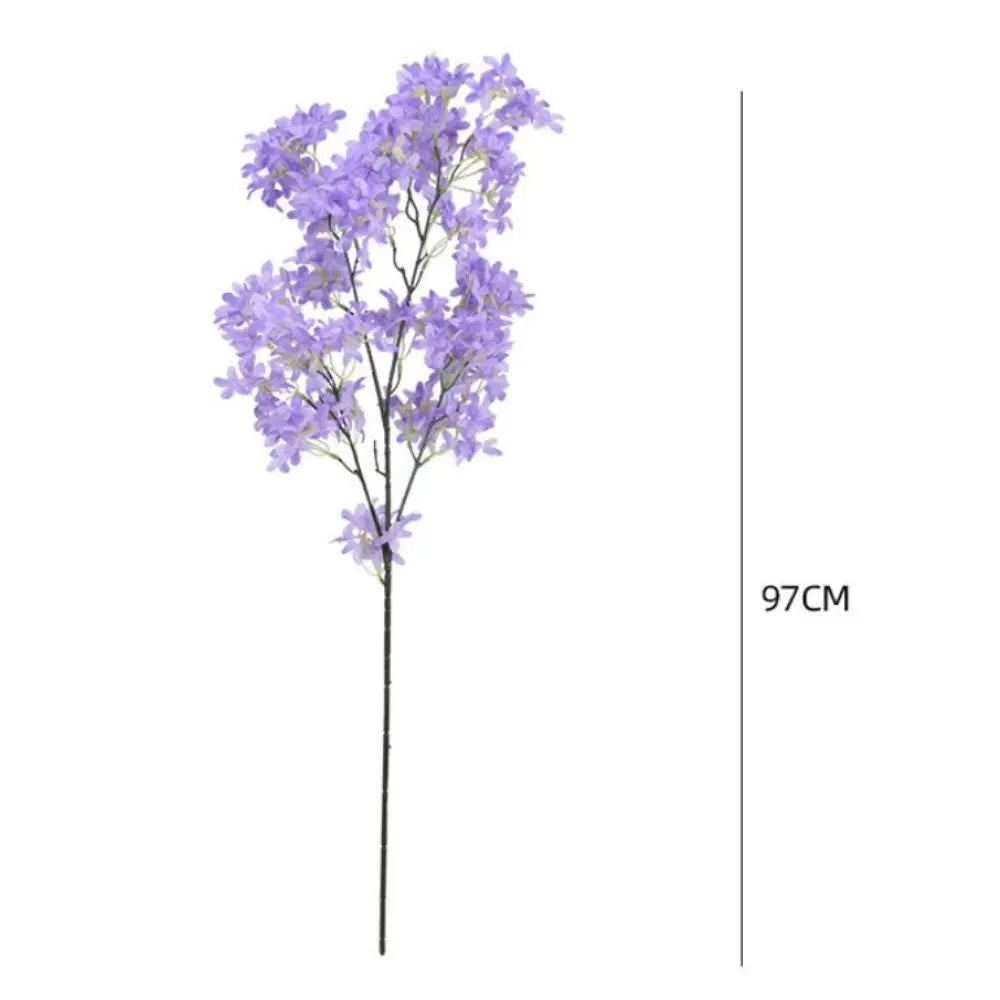 Silk Artificial Lilac Flowers Long Stem | Faux Floral Decor