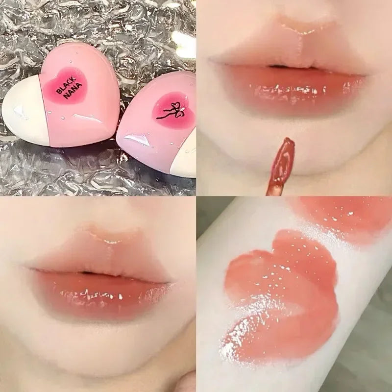 Heart-Shaped Jelly Lip Gloss | Hydrating Mirror Shine Tint