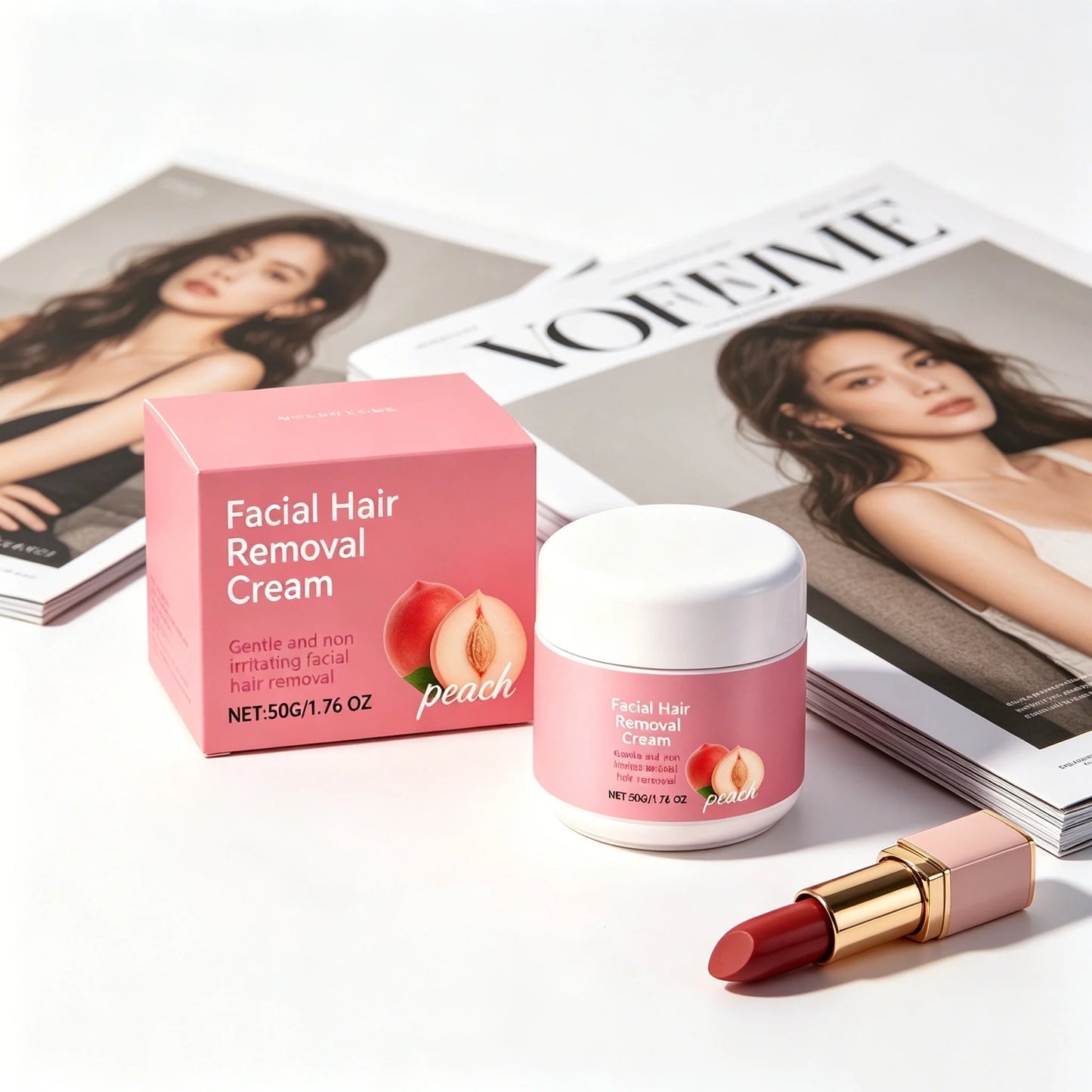 Gentle Face Hair Removal Cream – Growth Inhibitor Men & Women