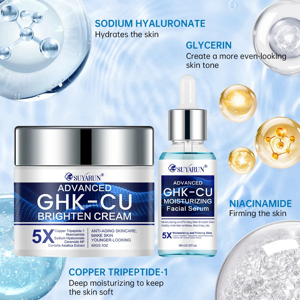 SUYARUN GHK-CU Anti-Aging Face Cream & Serum | All Skin Types