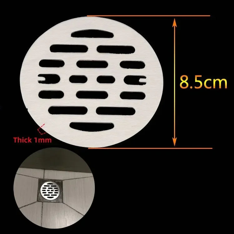 Stainless Steel Round Floor Drain Cover & Hair Catcher Strainer