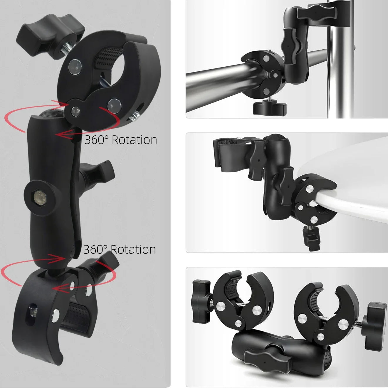 VeFly Crab Super Clamp Camera Mount – GoPro DJI Insta360 Bike