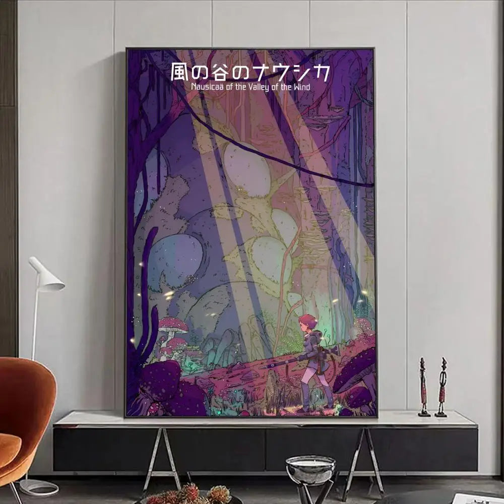Nausicaä of the Valley of the Wind Anime Canvas Wall Art Poster