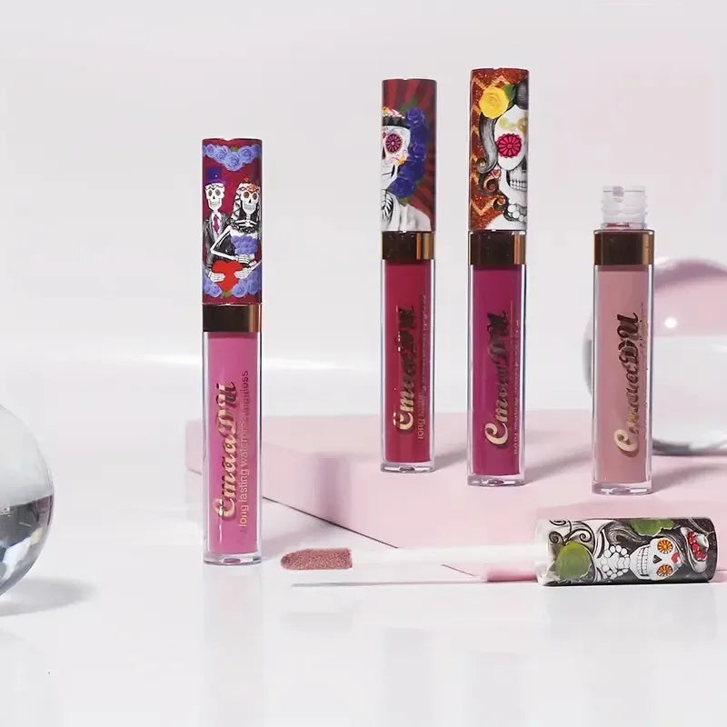 Cmaadu Matte Lip Gloss – Waterproof Long-Lasting Red Lipstick