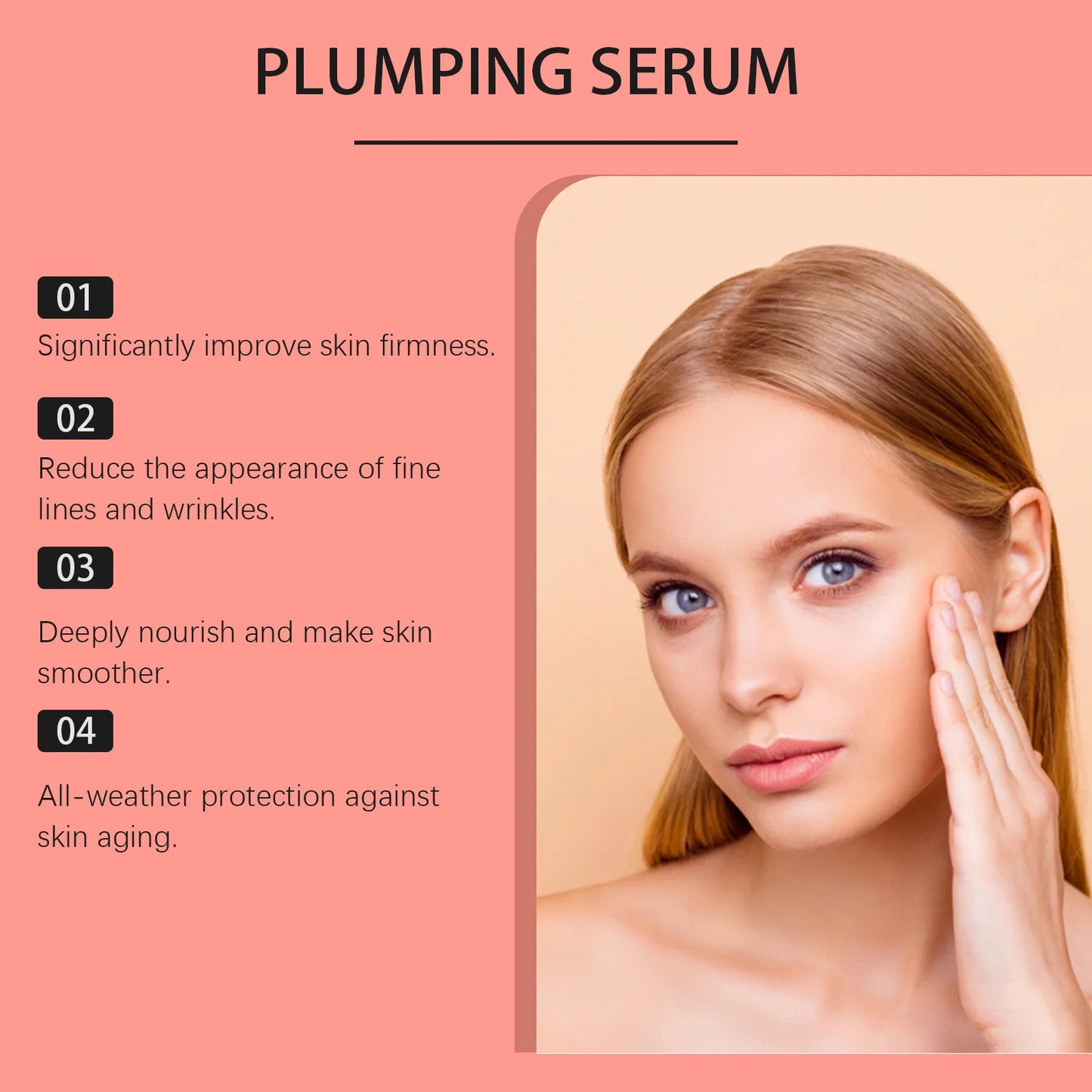 Plumping Face Serum – Anti-Aging, Firming & Moisturizing