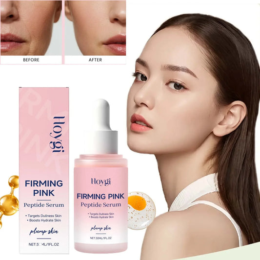 Hoygi Pink Peptide Collagen Face Serum – Firming & Anti-Aging Face Serum Oasis Select