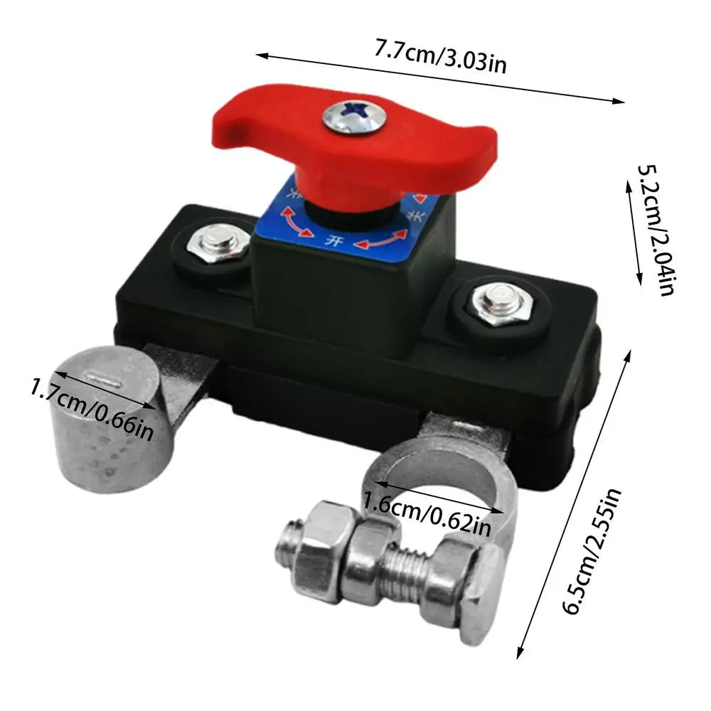 12V/24V Battery Disconnect Switch – Power Cutoff Isolator