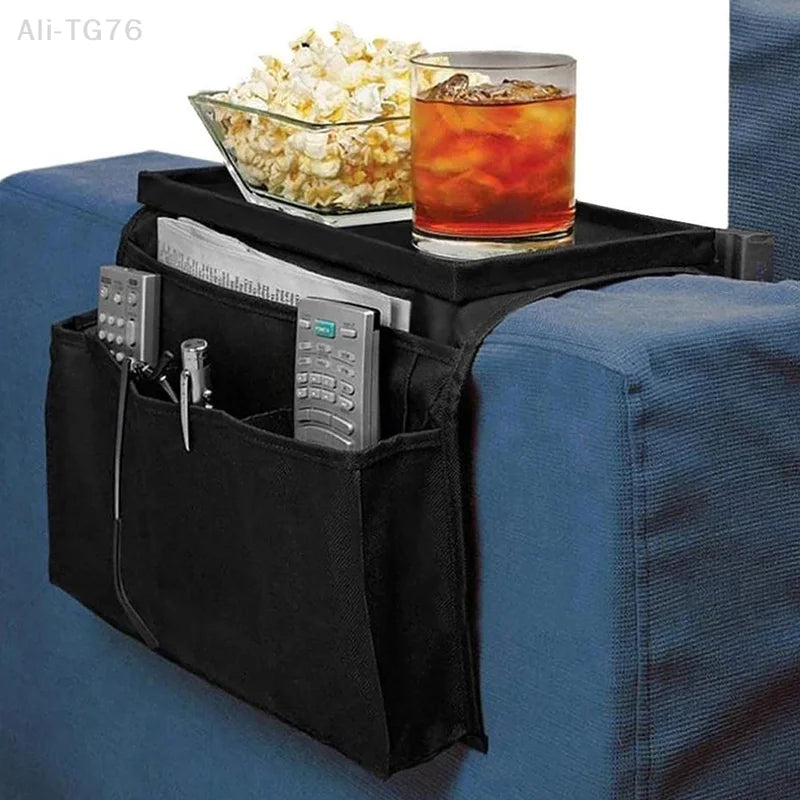 Sofa Armrest Hanging Storage Bag | Remote & Home Organizer