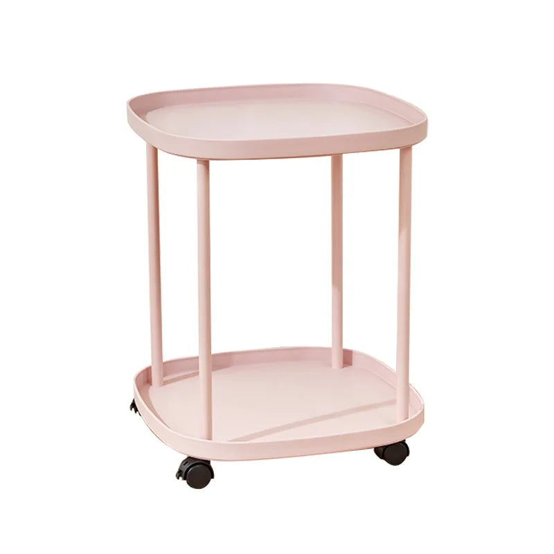 Quick Easy Assembly Simple Modern Stylish Lightweight Nightstand With Storage Shelf For Small Space Bedroom Apartment Renters Peaceful Pleasures Health and Wellness