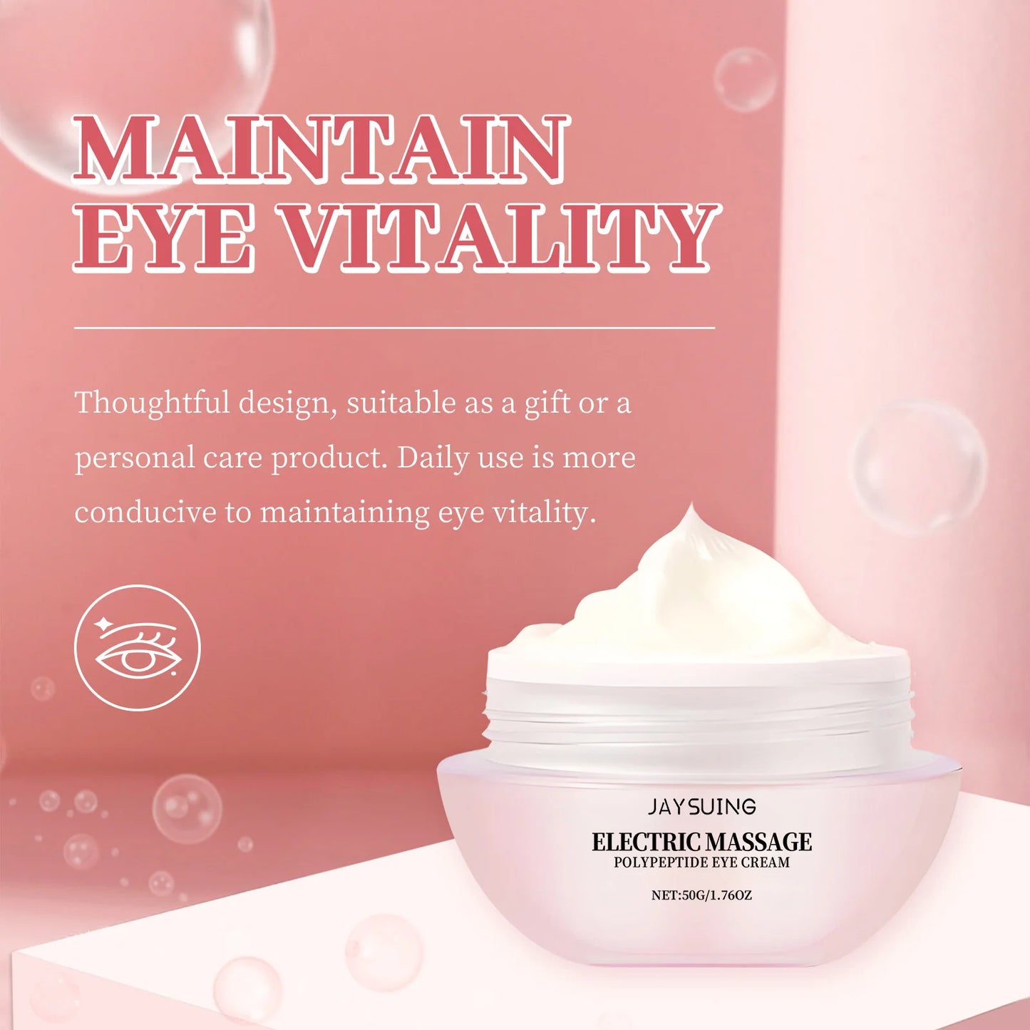 Electric Eye Massage Cream | Anti-Wrinkle Roller for Dark Circles