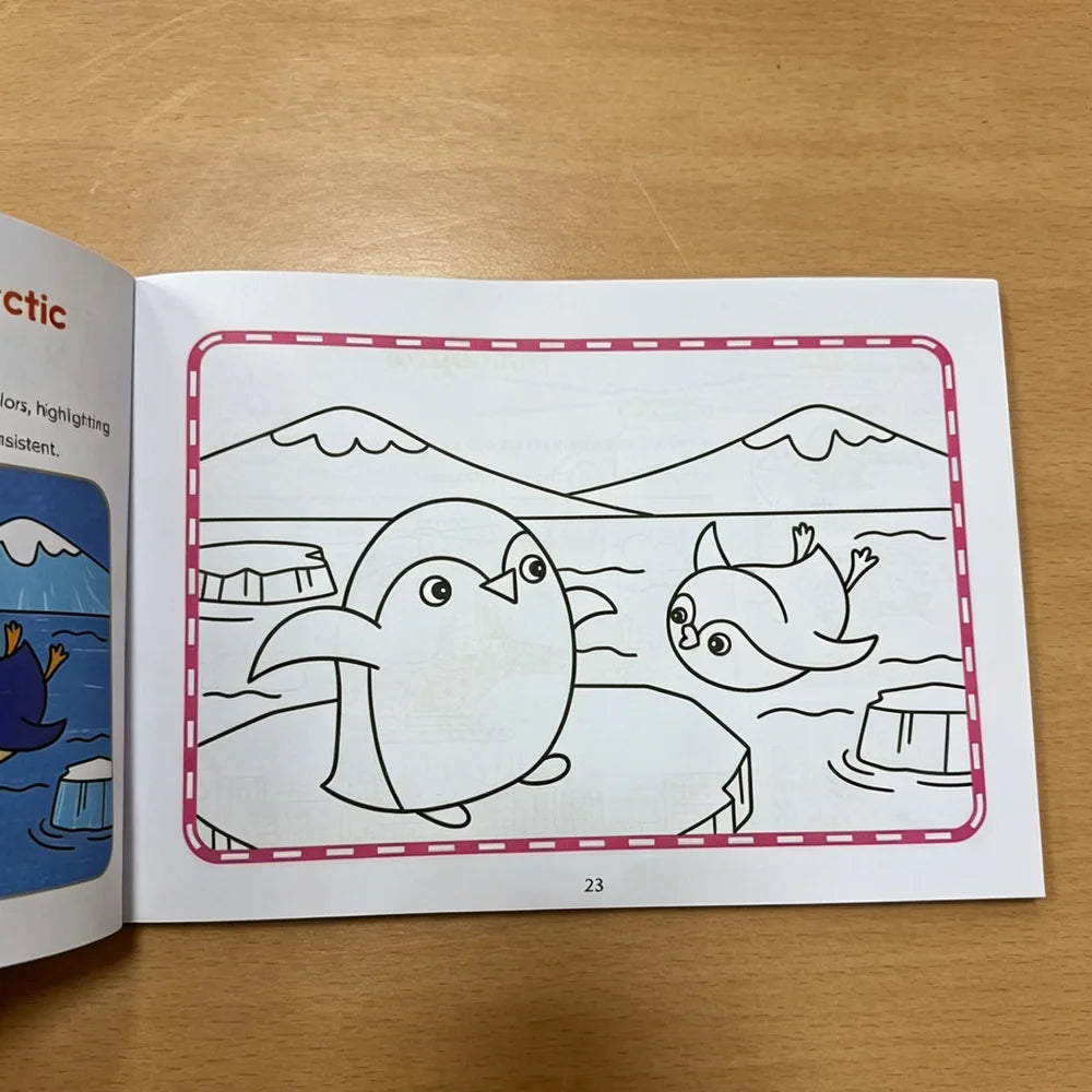 Children's Coloring Book Cute Animal Themed Drawing Pages Fun