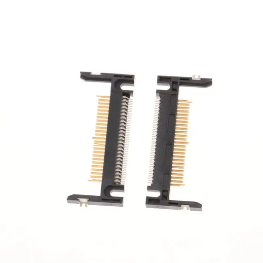 New 5Pcs 50Pin Arm Length 19.0 Patch Card Slot Connector On CF Card Holder Board Black/coffee Peaceful Pleasures Health and Wellness