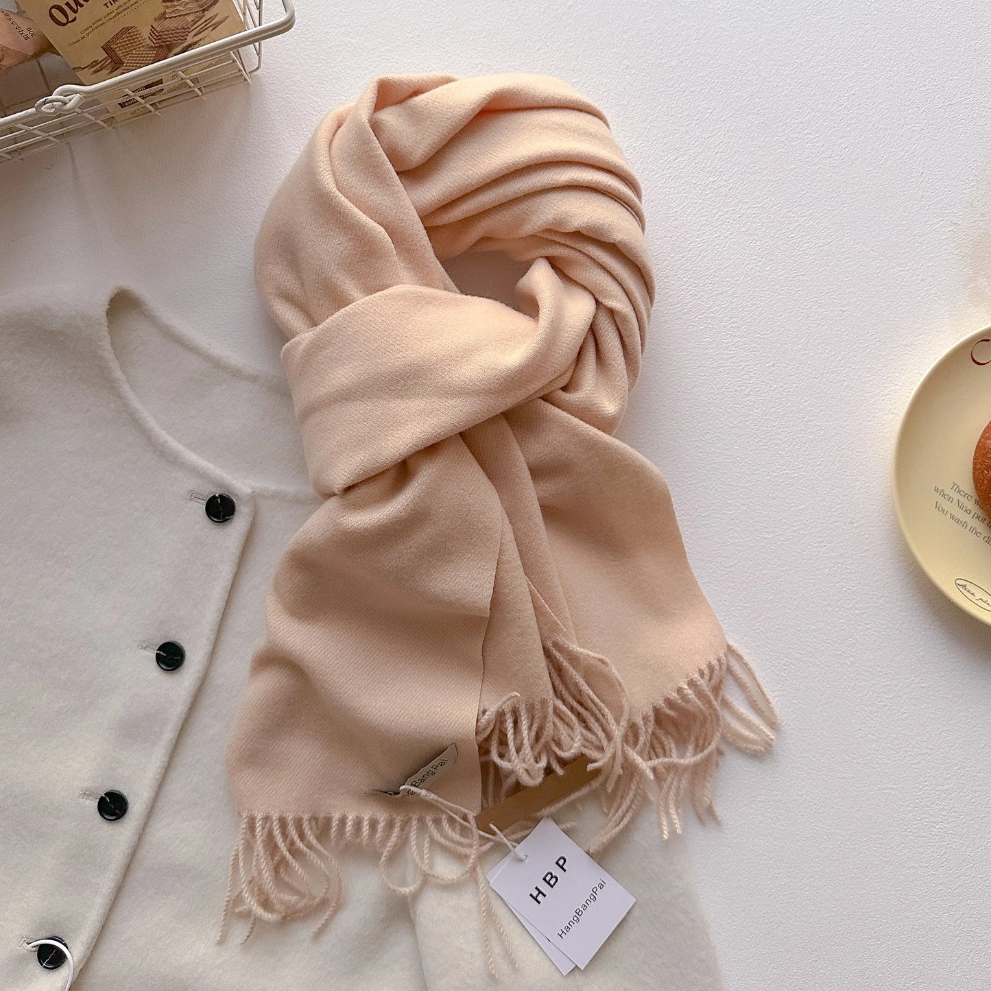 Women's Long Knit Winter Scarf – Shawl Wrap & Pashmina