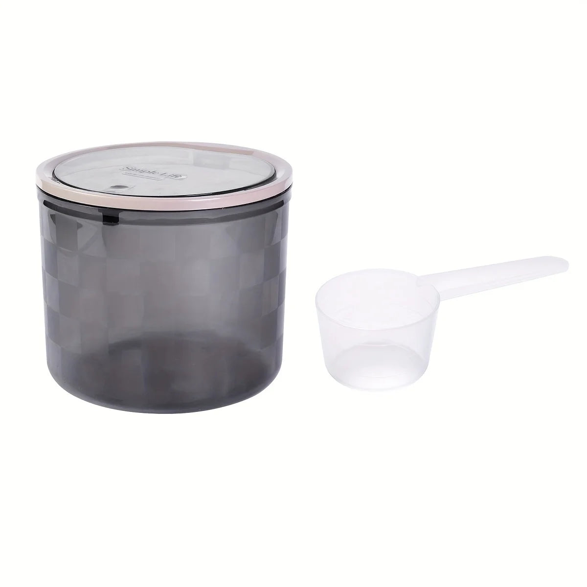 Acrylic Laundry Pod Container, Scent Booster & Dryer Sheet Holder with Lid – Laundry Room Organization Storage