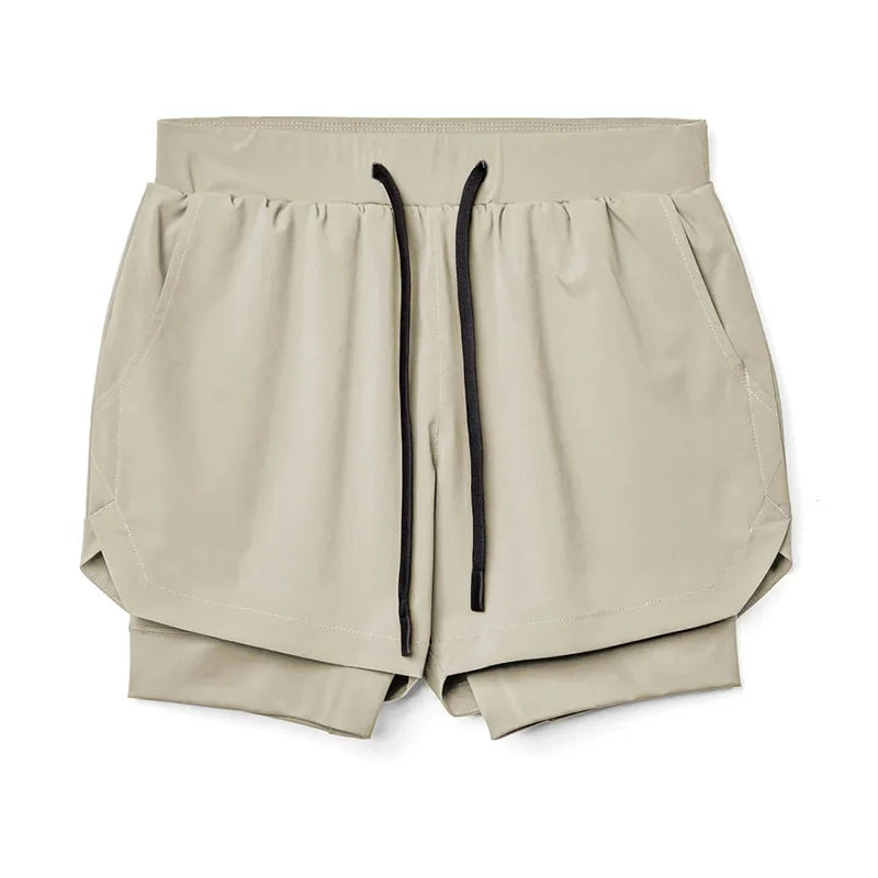 Men's 2-in-1 Running Shorts | Breathable Athletic Training