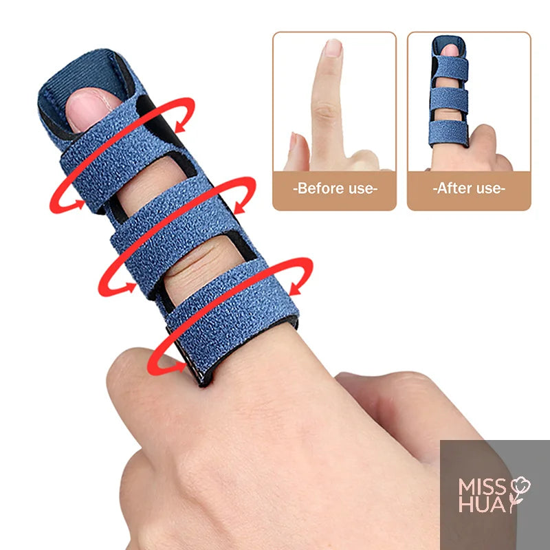 Adjustable Finger Splint Brace | Steel Plate Pain Relief Support