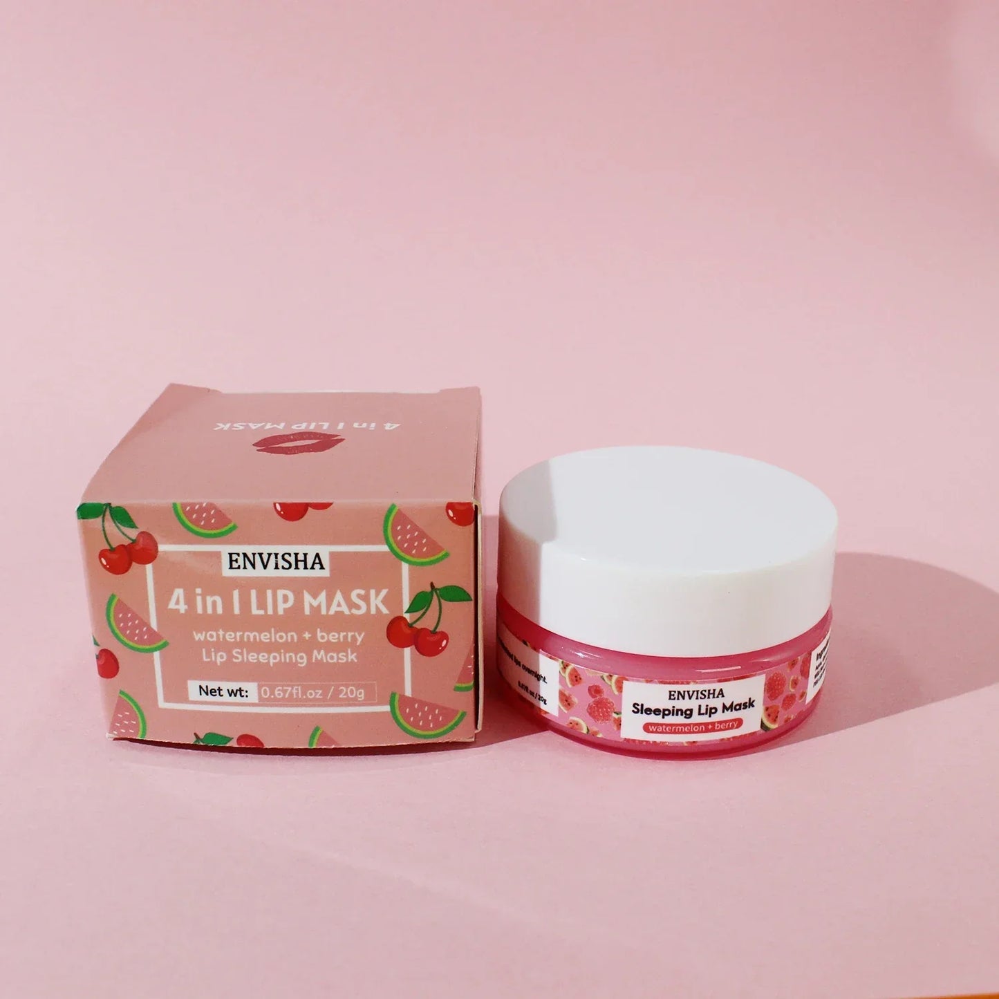 ENVISHA Mango Lip Sleep Mask – Moisturizing Overnight Lip Treatment